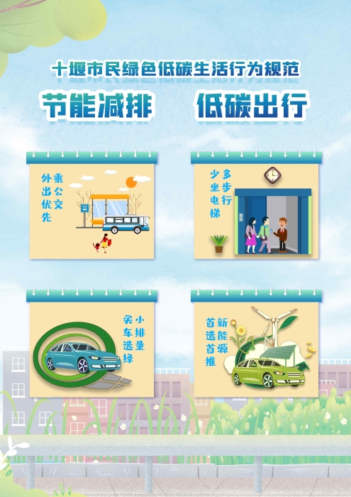 2.节能减排，低碳出行